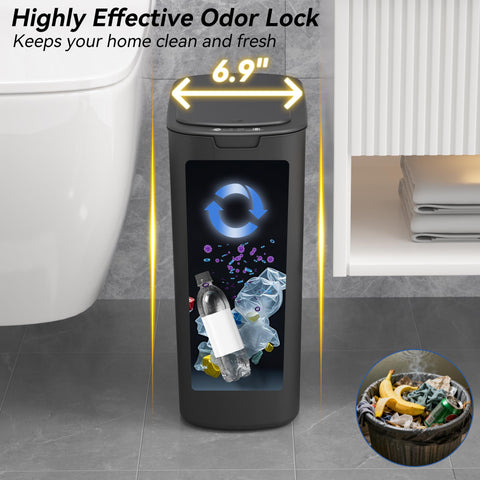 FRESHLIX automatic lid close sensor for quiet, efficient operation