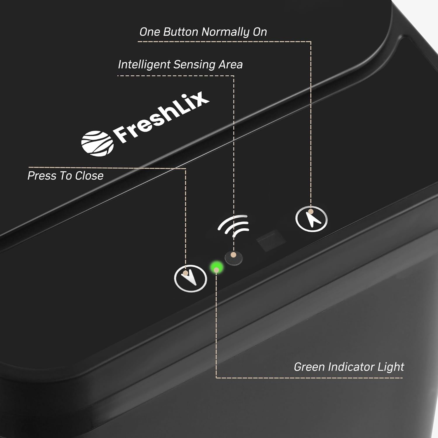 Freshlix slim, narrow profile fits in bedrooms or offices.