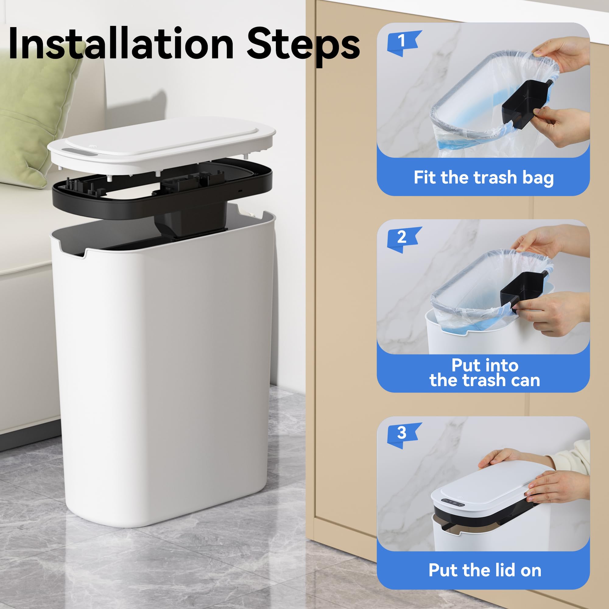 FRESHLIX compact design fits narrow spaces without sacrificing capacity.