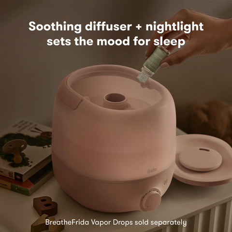 Frida Baby 3-in-1 humidifier carry handle for easy mobility.
