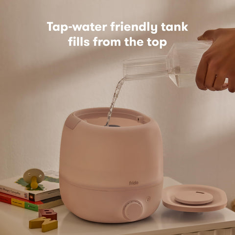 Frida Baby 3-in-1 humidifier diffuser lets you customize ambiance with scents.
