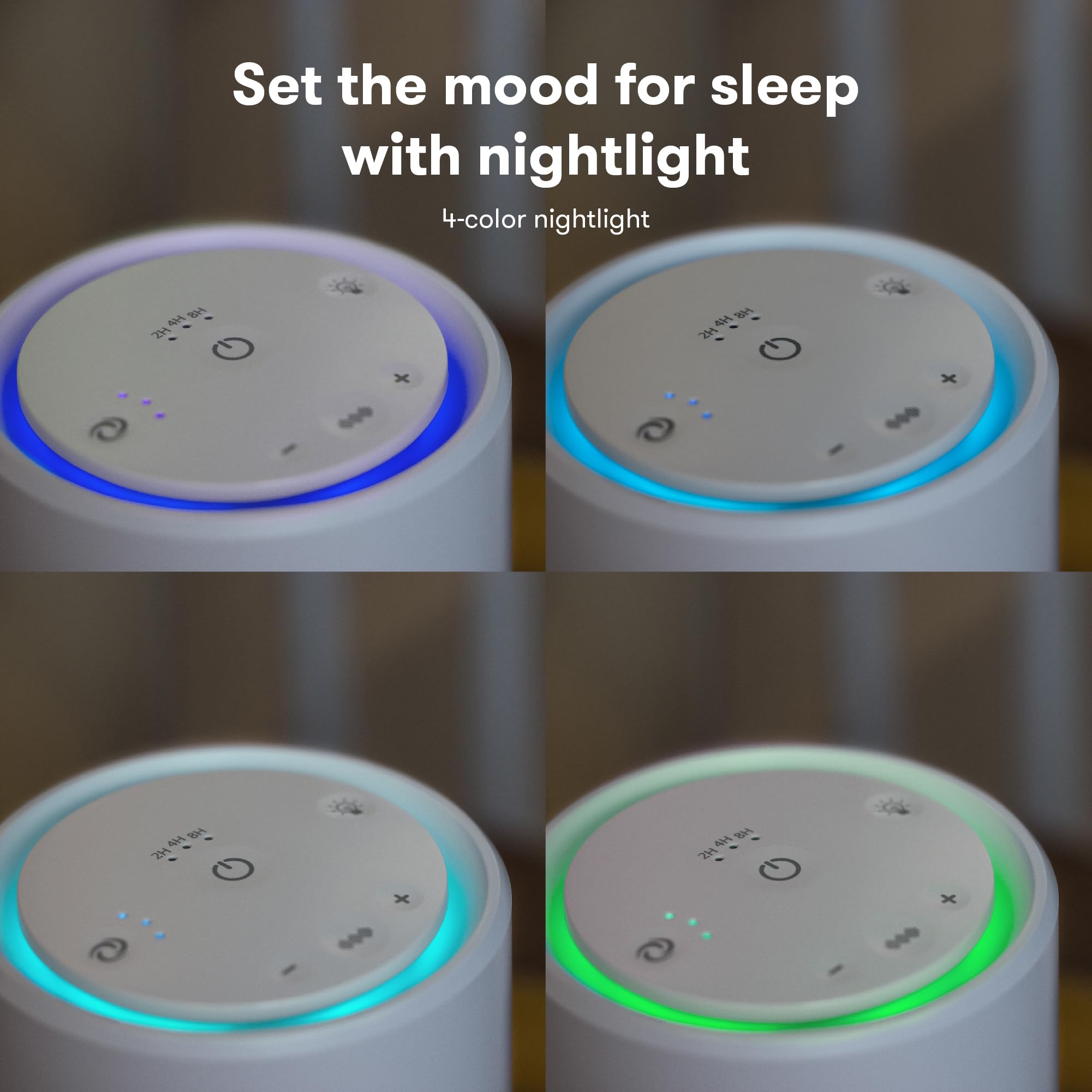 Frida Baby auto-off timer demonstrates energy-saving convenience during naps.