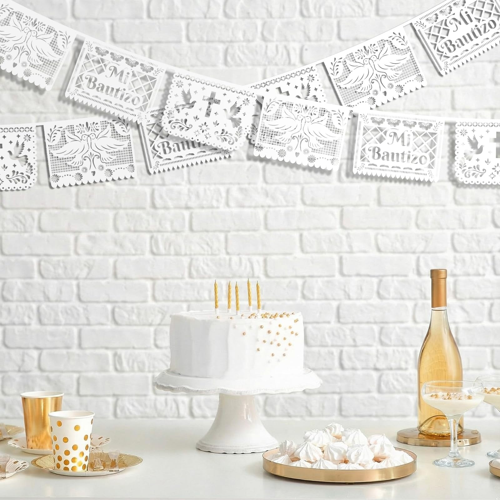 Frienda baptism banner sized 16.54 by 12.2 inches for bold visuals.
