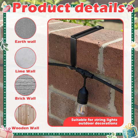 Frienda black-finish wall hanger offers durable weather-ready performance.