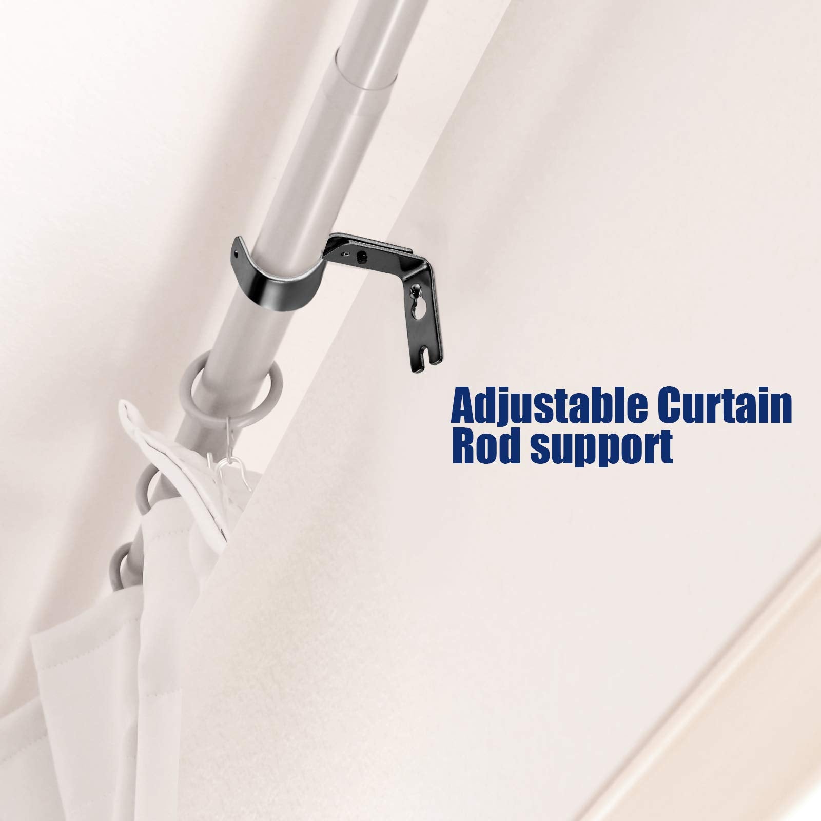 Frienda modern valance support brackets add sleek style.