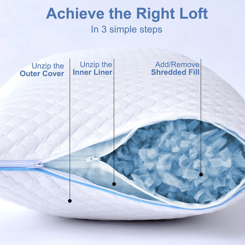 Friendriver CertiPUR-US certified pillow ensures quality materials.