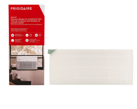 Frigidaire PureAir FRPARAC8 filter box close-up highlighting premium filtration