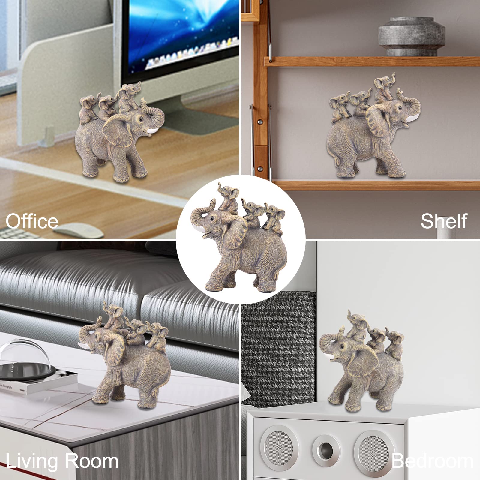 FriyGardcn elephant statue gift-ready packaging for a thoughtful present