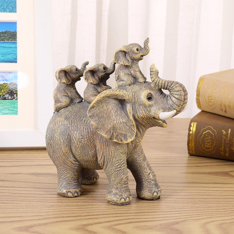FriyGardcn elephant statue made of waterproof durable resin