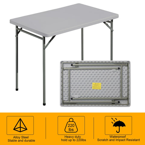 FROASISPRO folding table set up indoors for events and tasks.