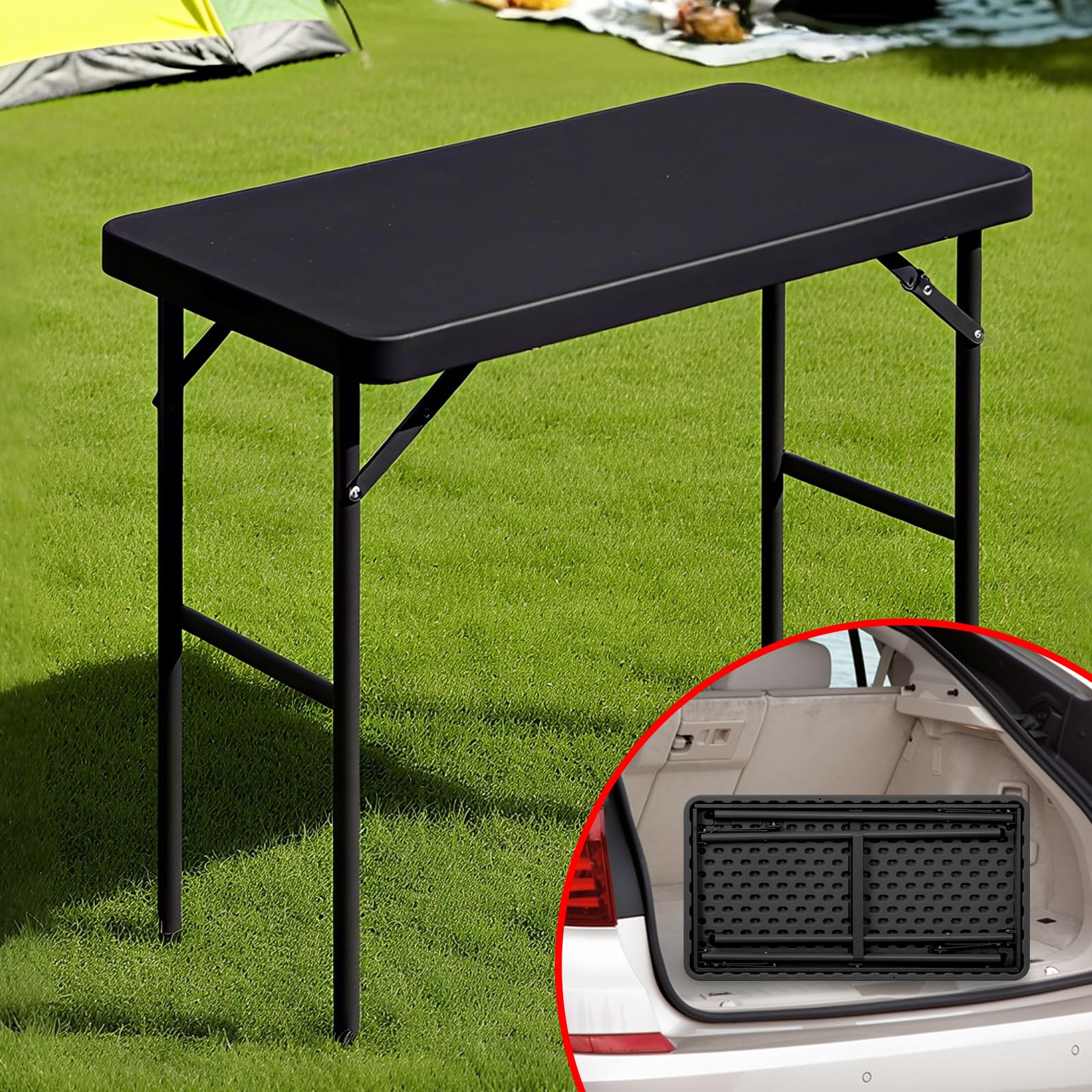 FROASISPRO folding table easy storage and transport when not in use