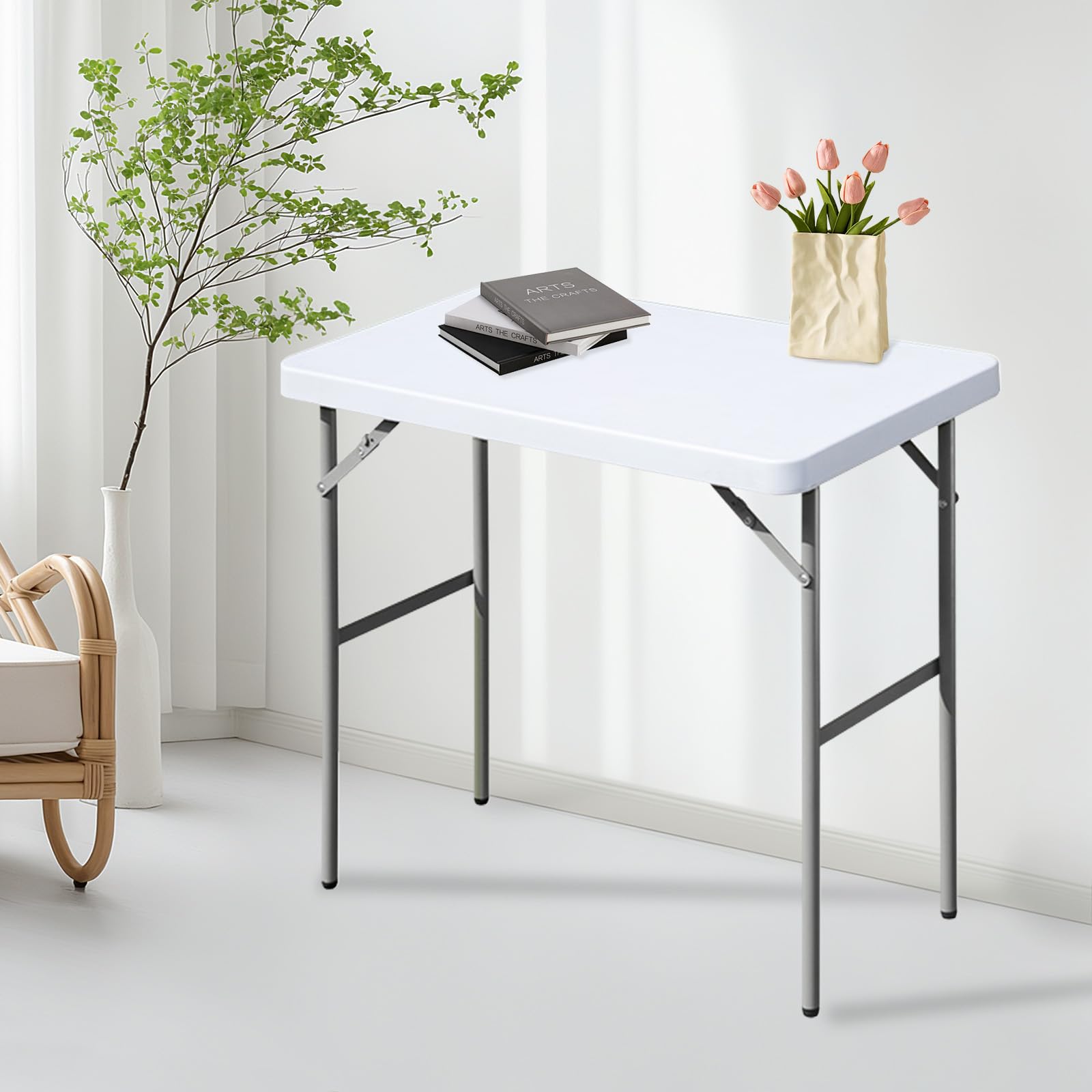 FROASISPRO folding table multiuse layout for events or workspace