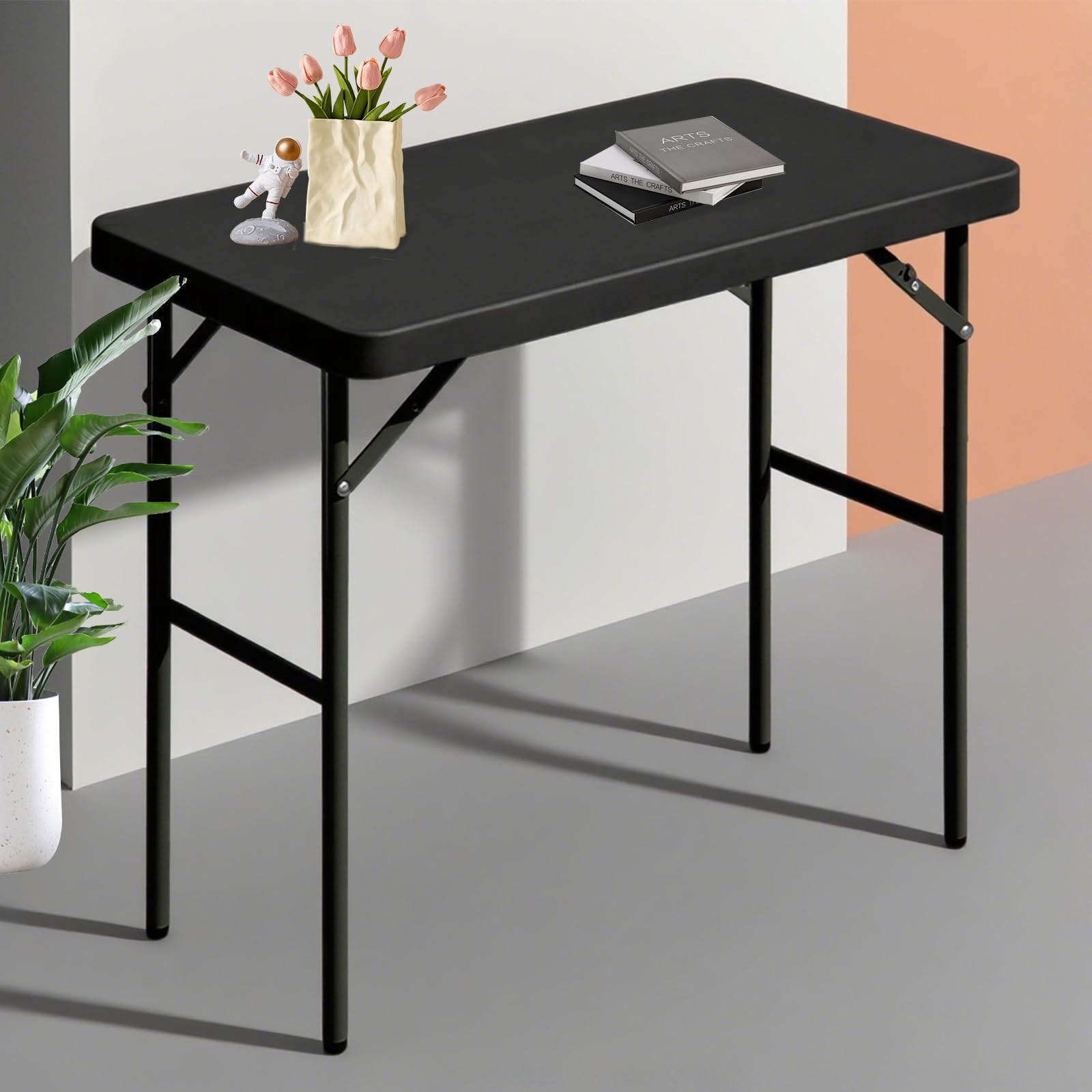FROASISPRO folding table open top view with sturdy legs for stability