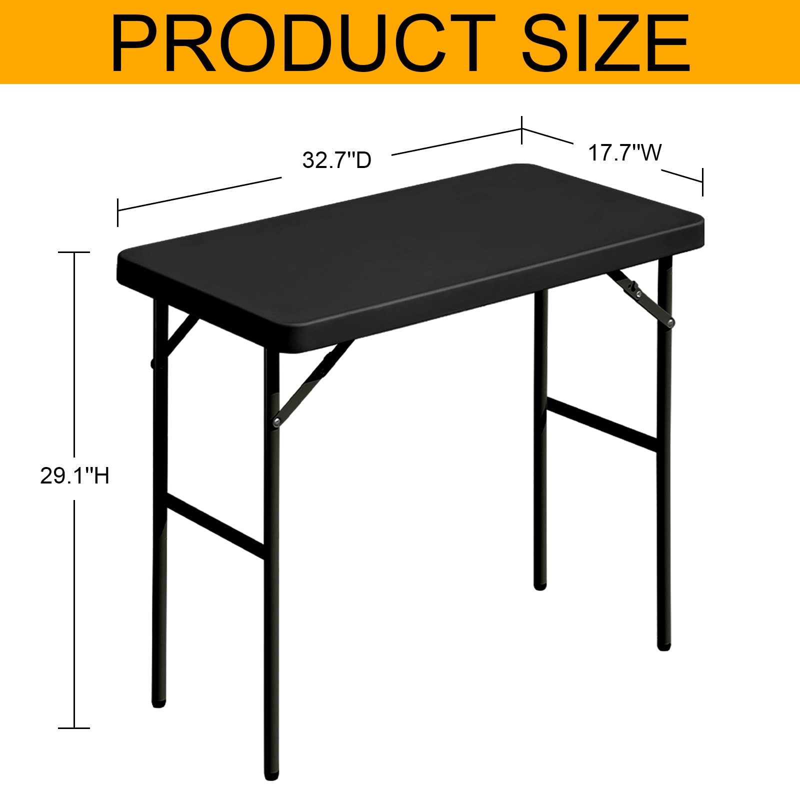 FROASISPRO folding table outdoors ideal for picnics and events