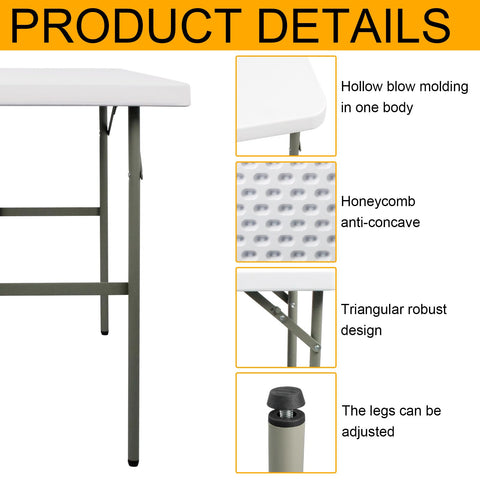 FROASISPRO folding table outdoors during picnic setup