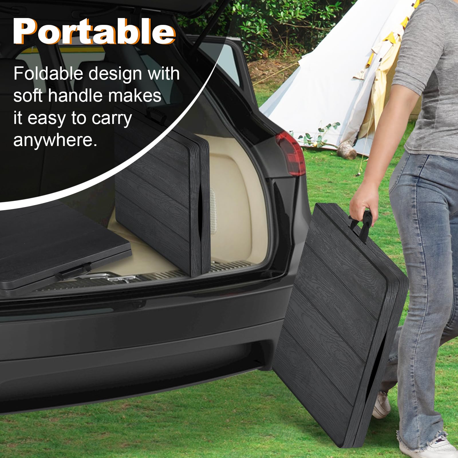 FROASISPRO portable table ready for indoor or outdoor events