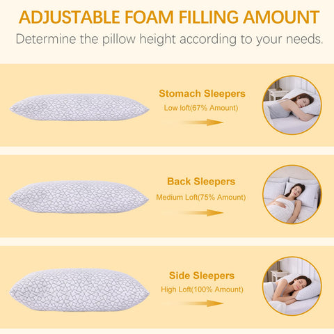 FROHAUL down-alternative soft layer adds cloud-like feel.