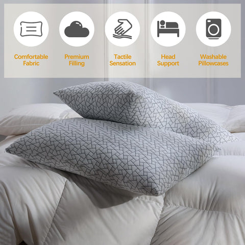 FROHAUL removable washable cover keeps pillow fresh.