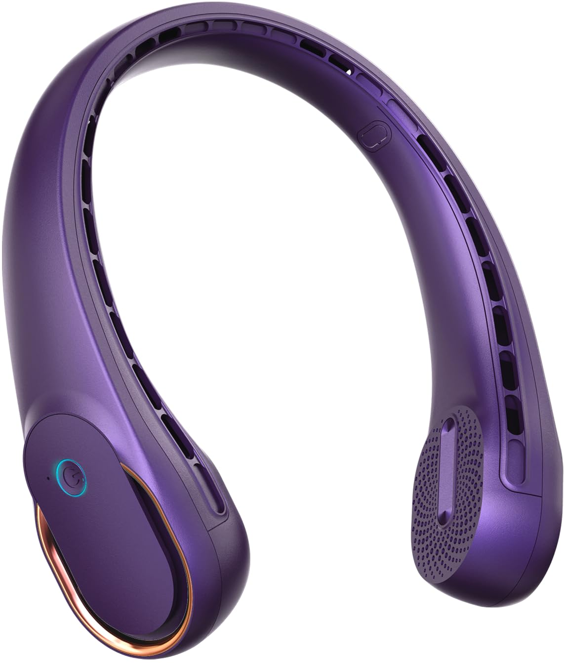 FrSara neck fan with 360-degree cooling for all-around comfort on the go.