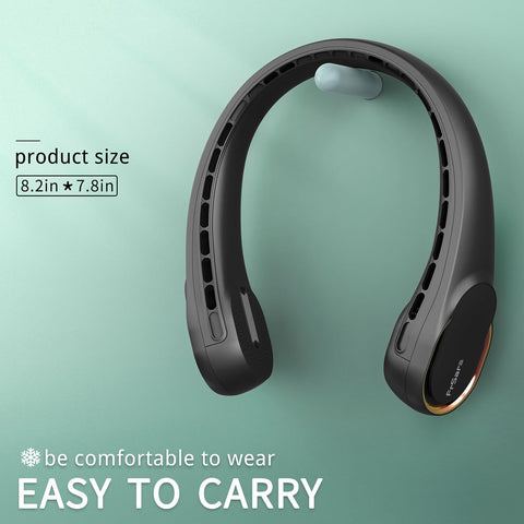 FrSara portable neck fan ideal for travel and outdoor activities