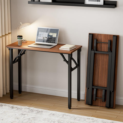 Frylr dark walnut finish complements modern small spaces.