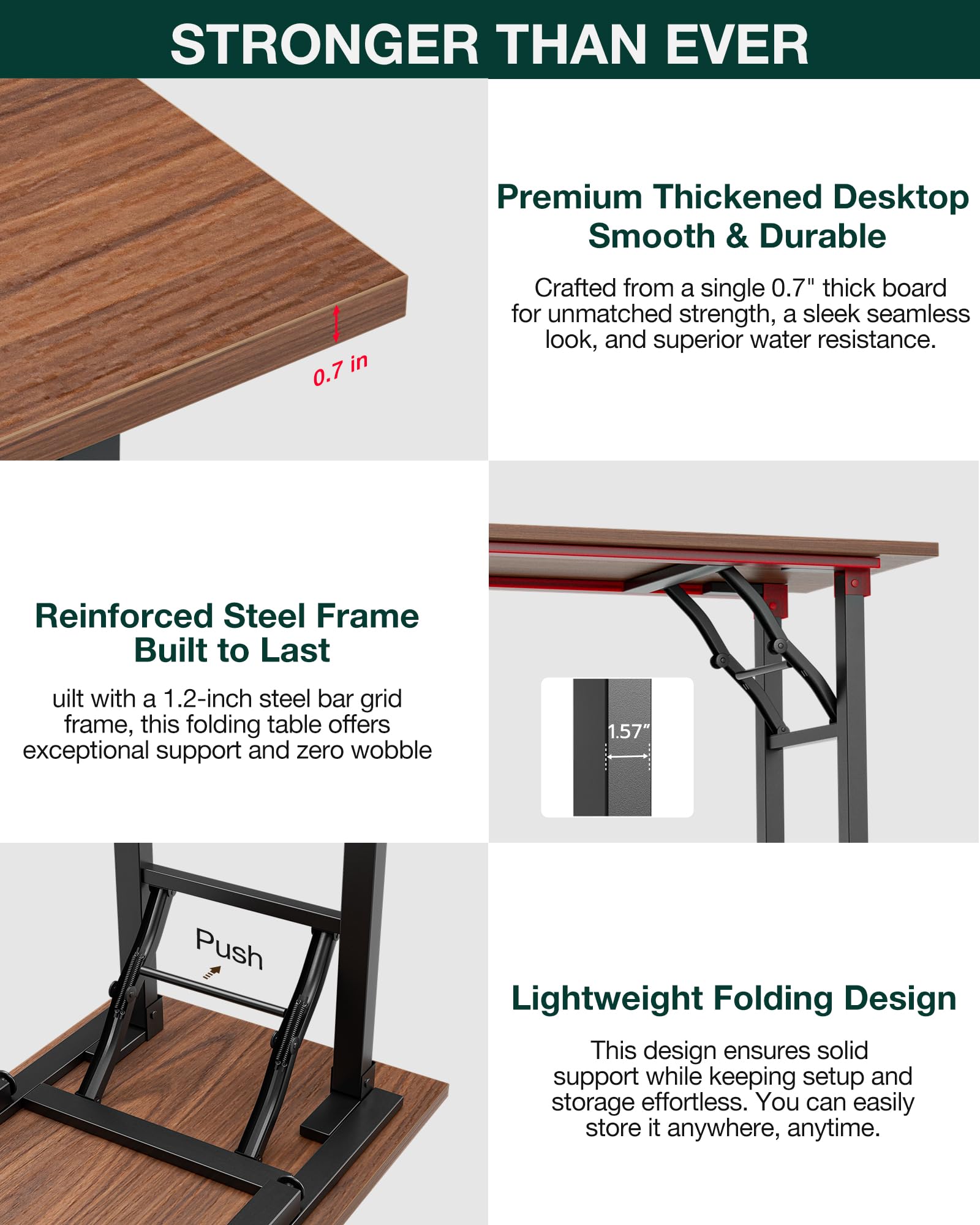 Frylr eco-friendly surface with low-VOC woodgrain finish.