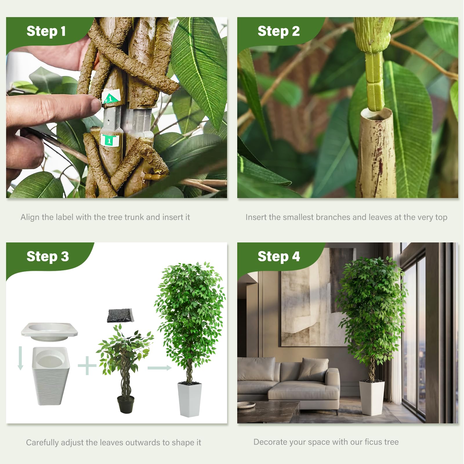 FSOHOI maintenance-free greenery for busy homes
