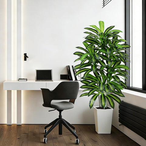 FSOHOI 5ft floor plant fits spacious living areas