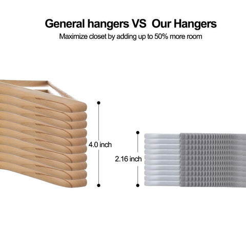 FSUTEG hangers support a tidy wardrobe and easy access