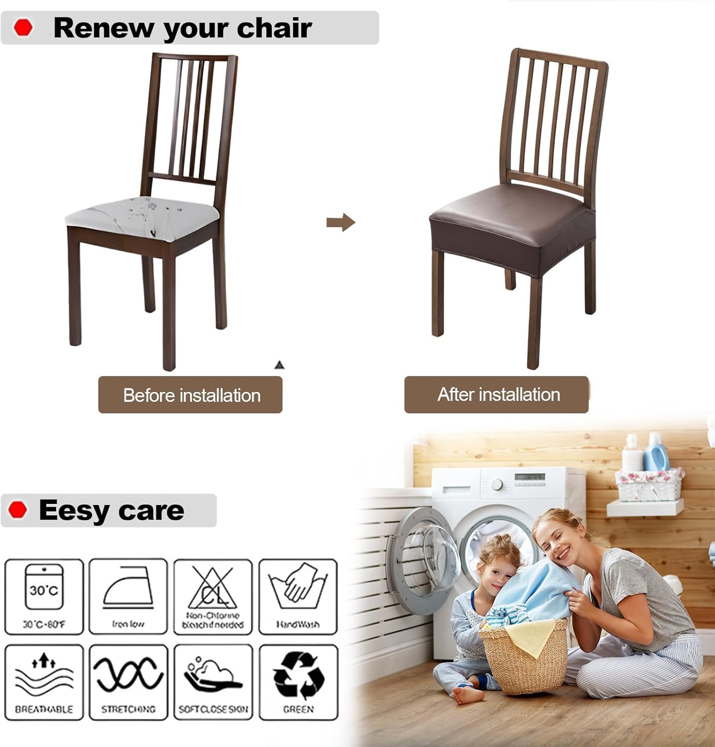 FUANGUI machine washable care makes maintenance simple
