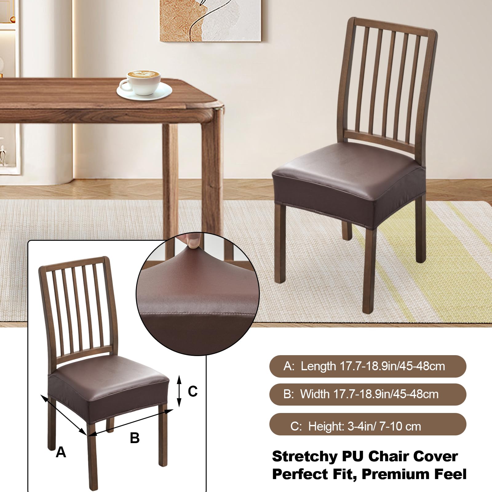 FUANGUI PU leather detail closeup highlights durability and stretch