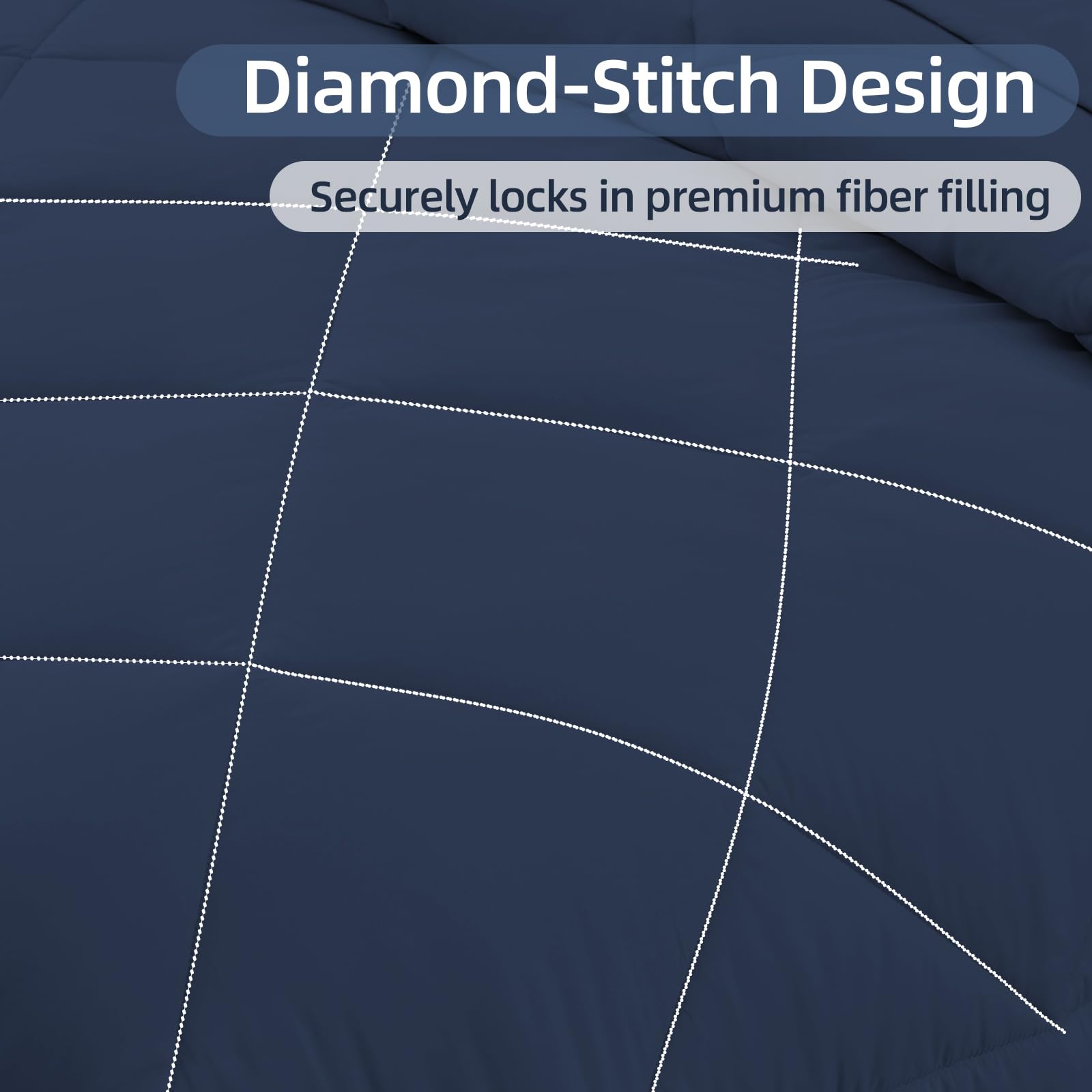 FUANNA envelope-closure pillowcases keep inserts neatly tucked away