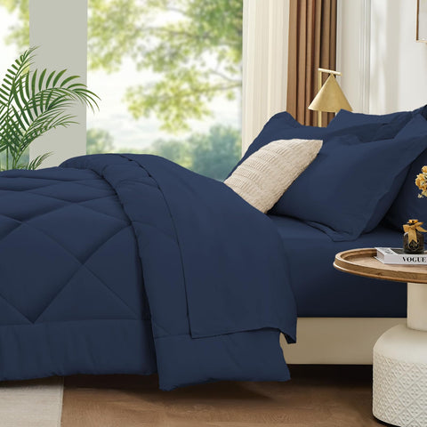 FUANNA OEKO-TEX certified king-size comforter set for safety and comfort