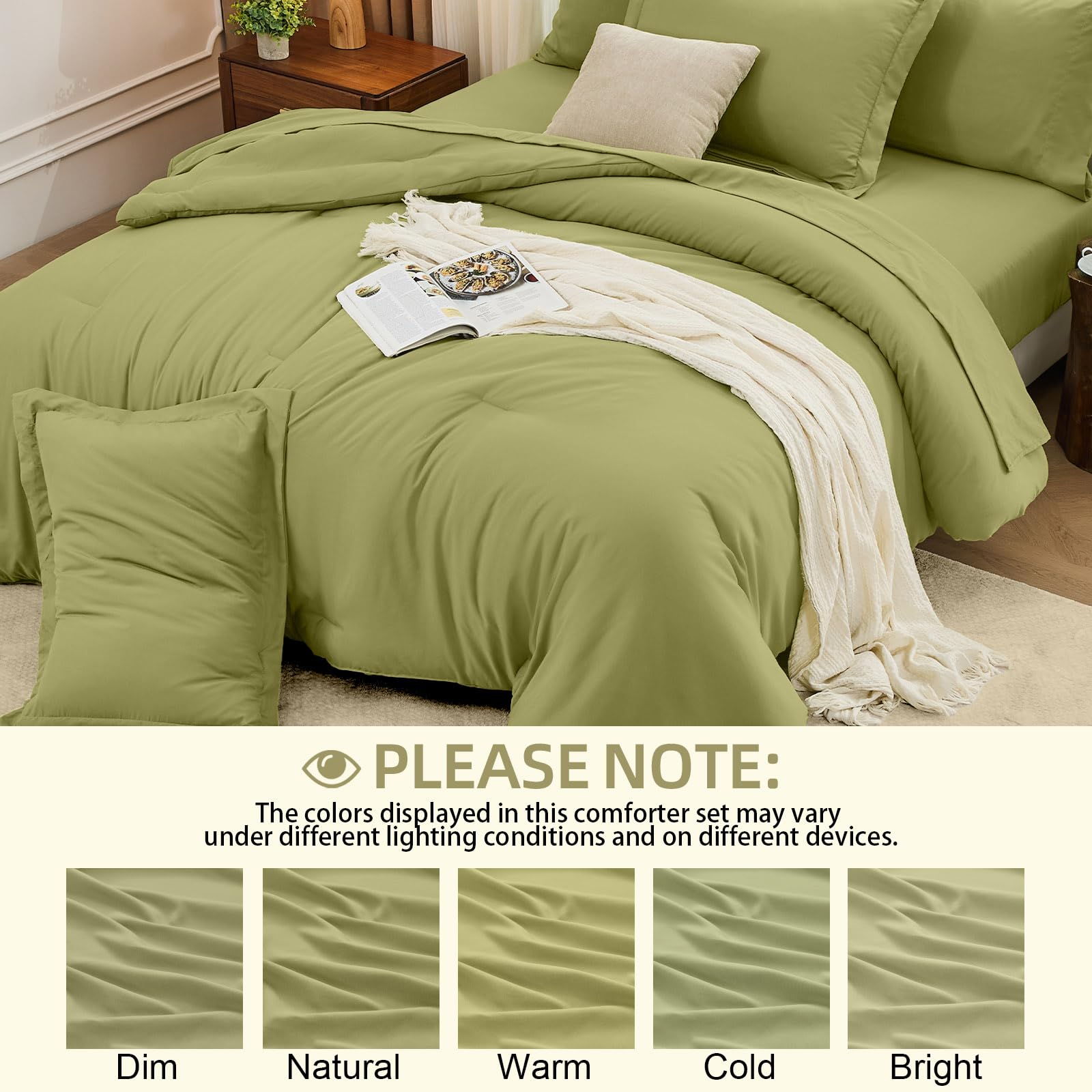 FUANNA flat sheet fully spread over the bed