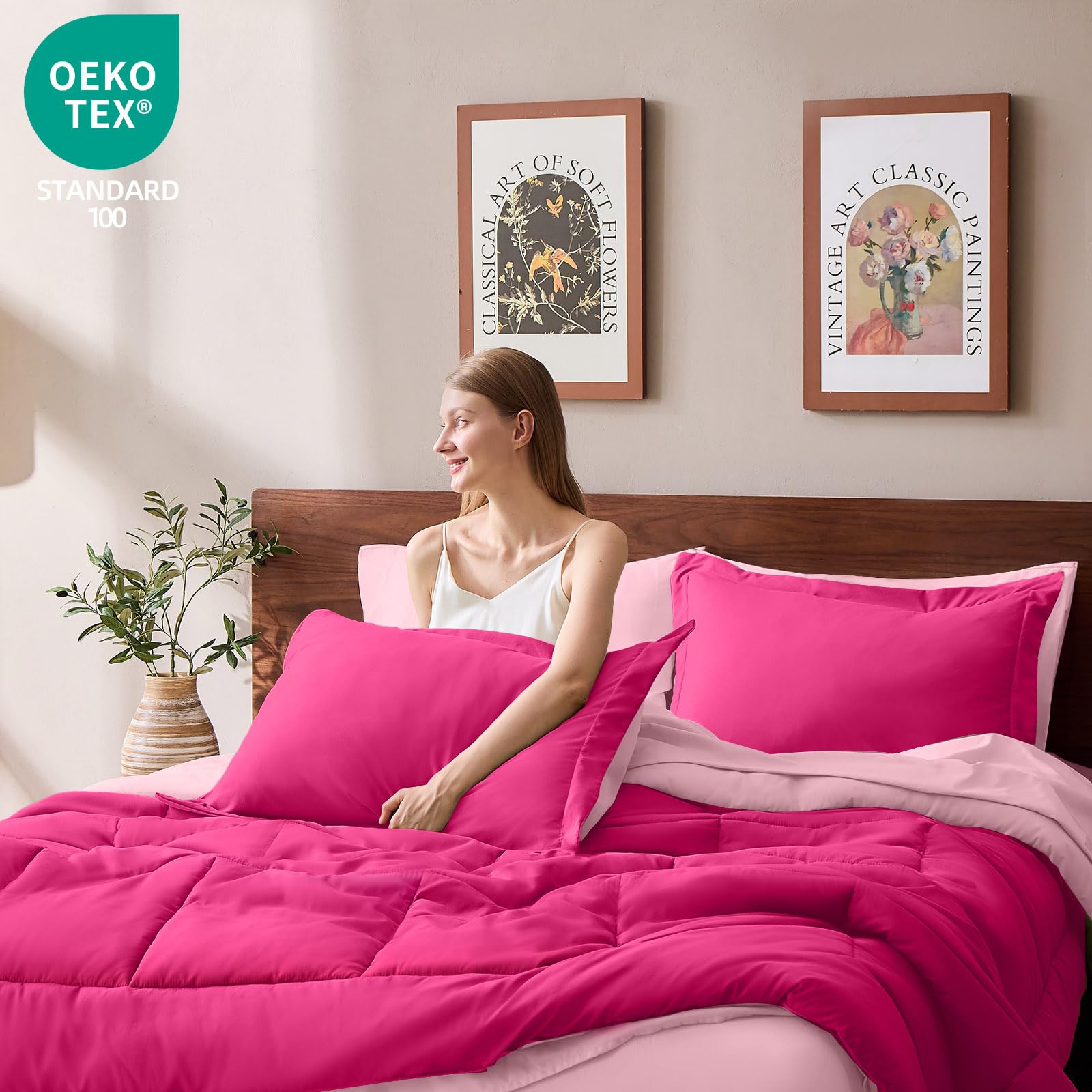 FUANNA reinforced quilting detail highlights durable construction and lasting loft.