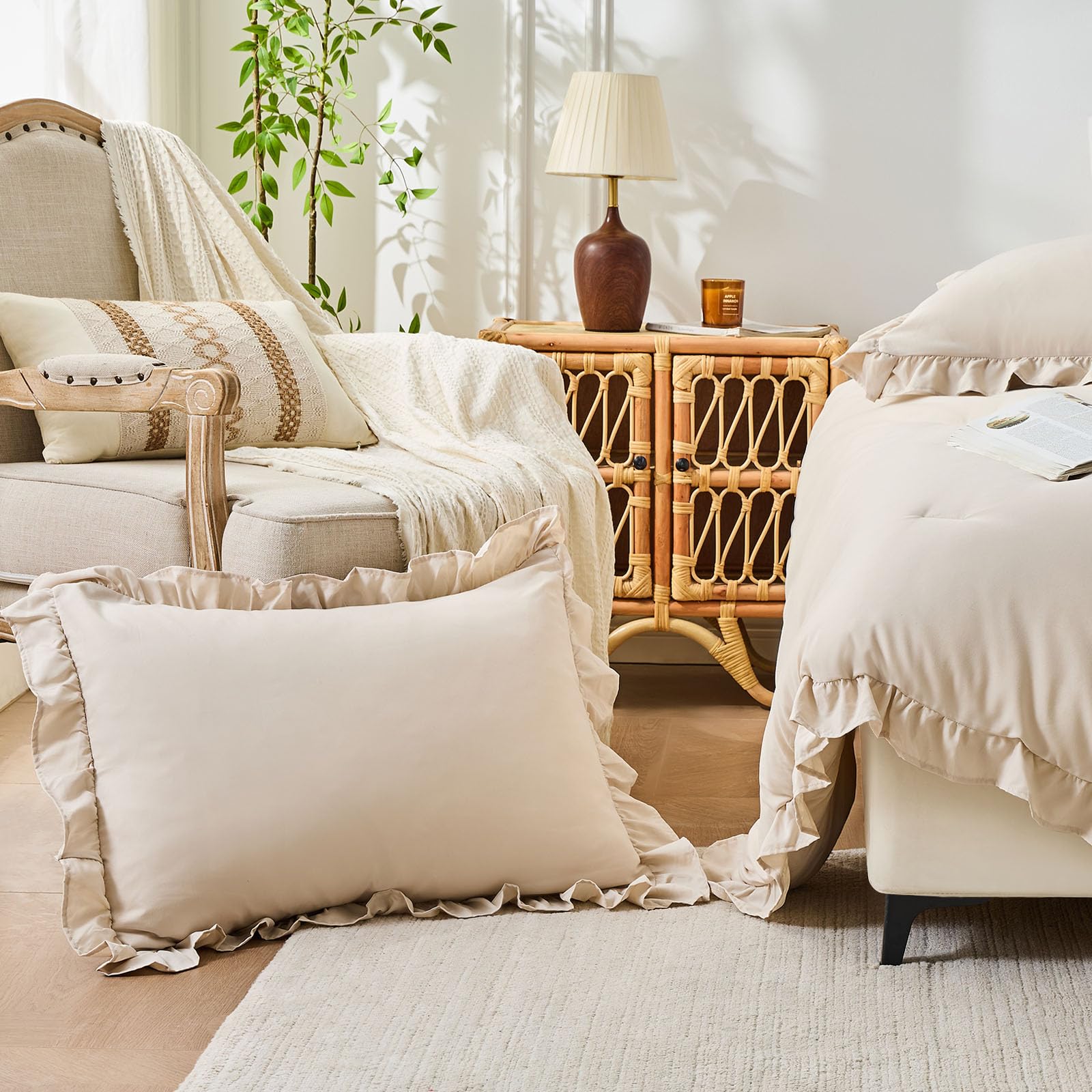 FUANNA reinforced-quilting prevents shifting for lasting comfort.