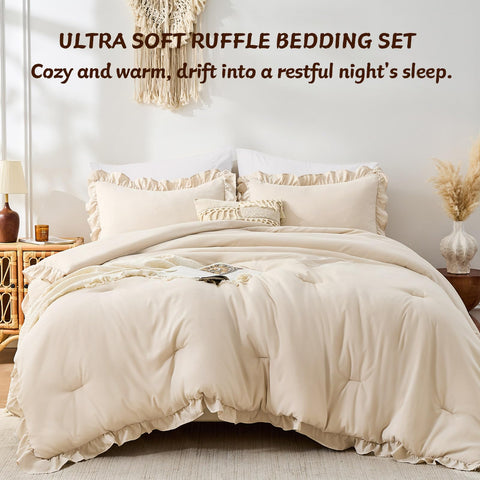 FUANNA soft microfibre comforter offers plush, skin-friendly comfort.