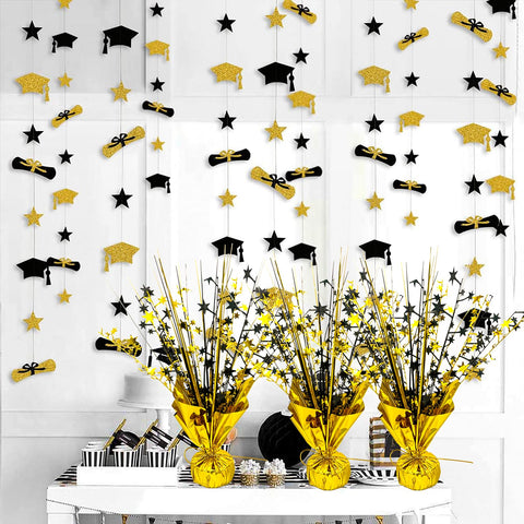 FUBININA 12.4-inch star centerpiece towers over tables