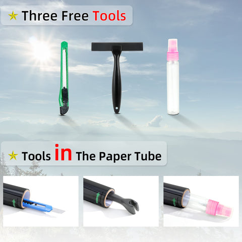 FuFin Total Blackout film blocks sunlight for privacy.
