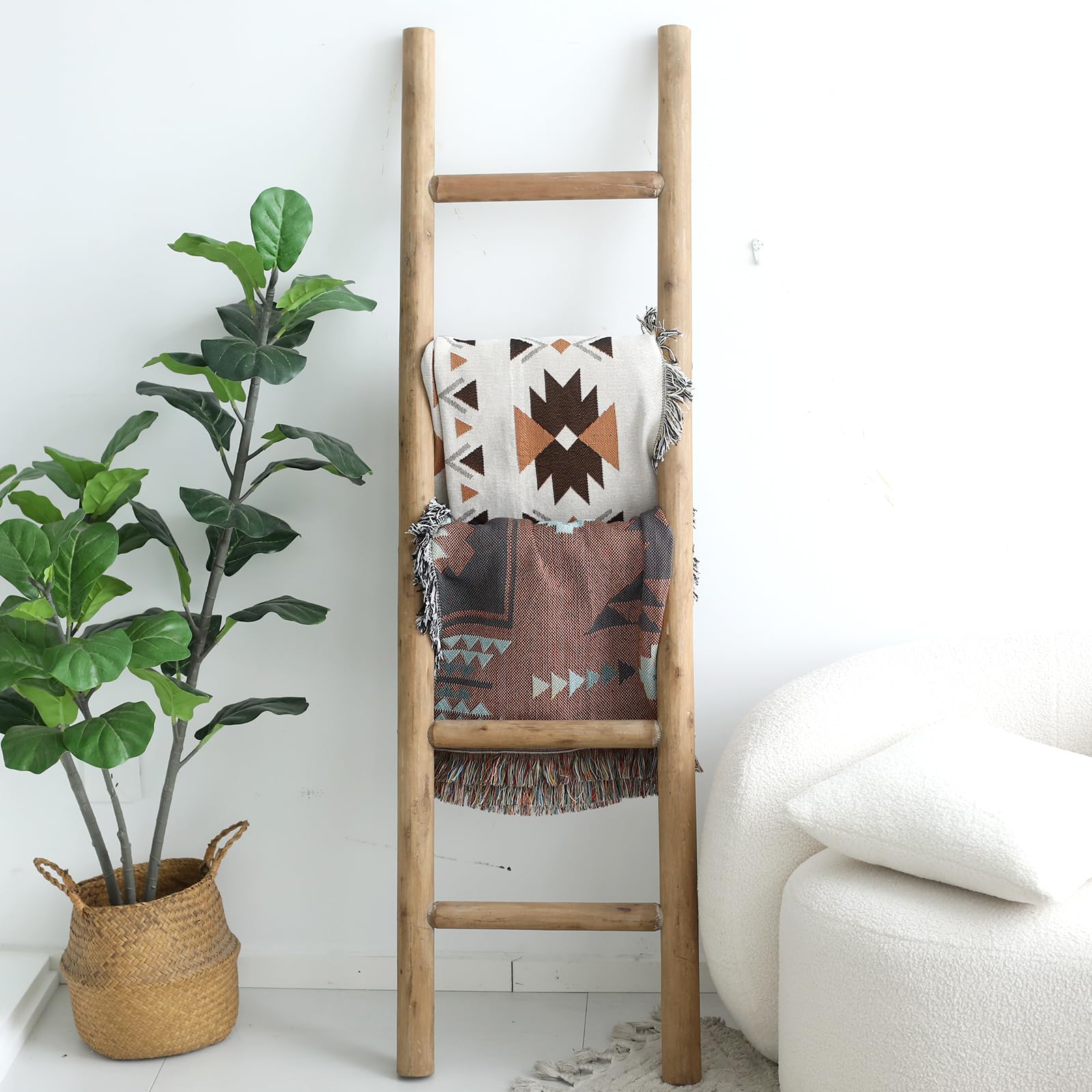 FUIN rustic wood finish adds warmth to the room