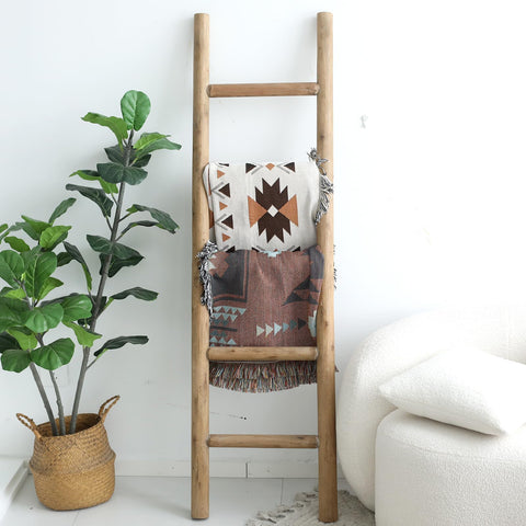 FUIN rustic wood finish adds warmth to the room
