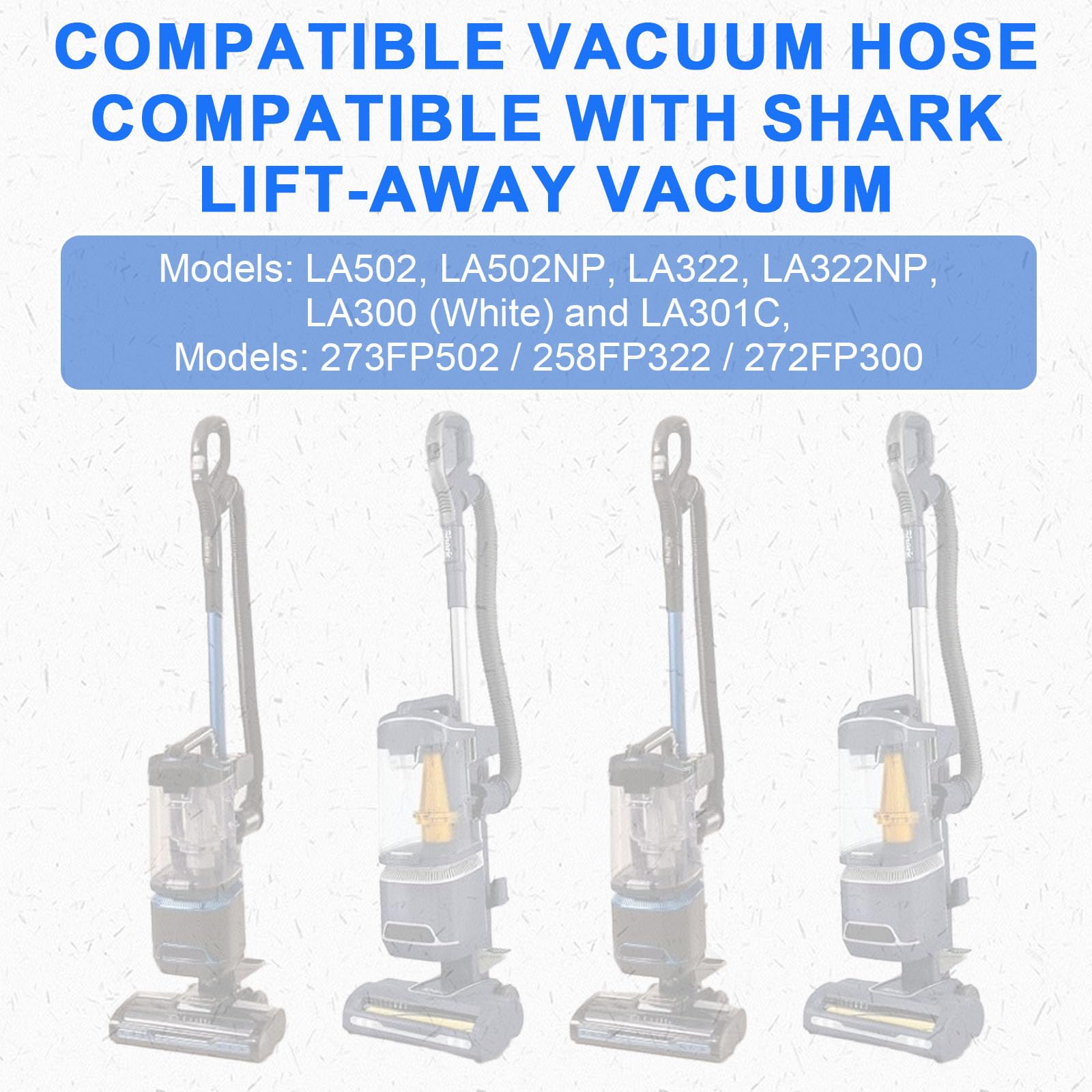 Fukaisu LA300 white extension hose provides extra-long reach for ceiling corners