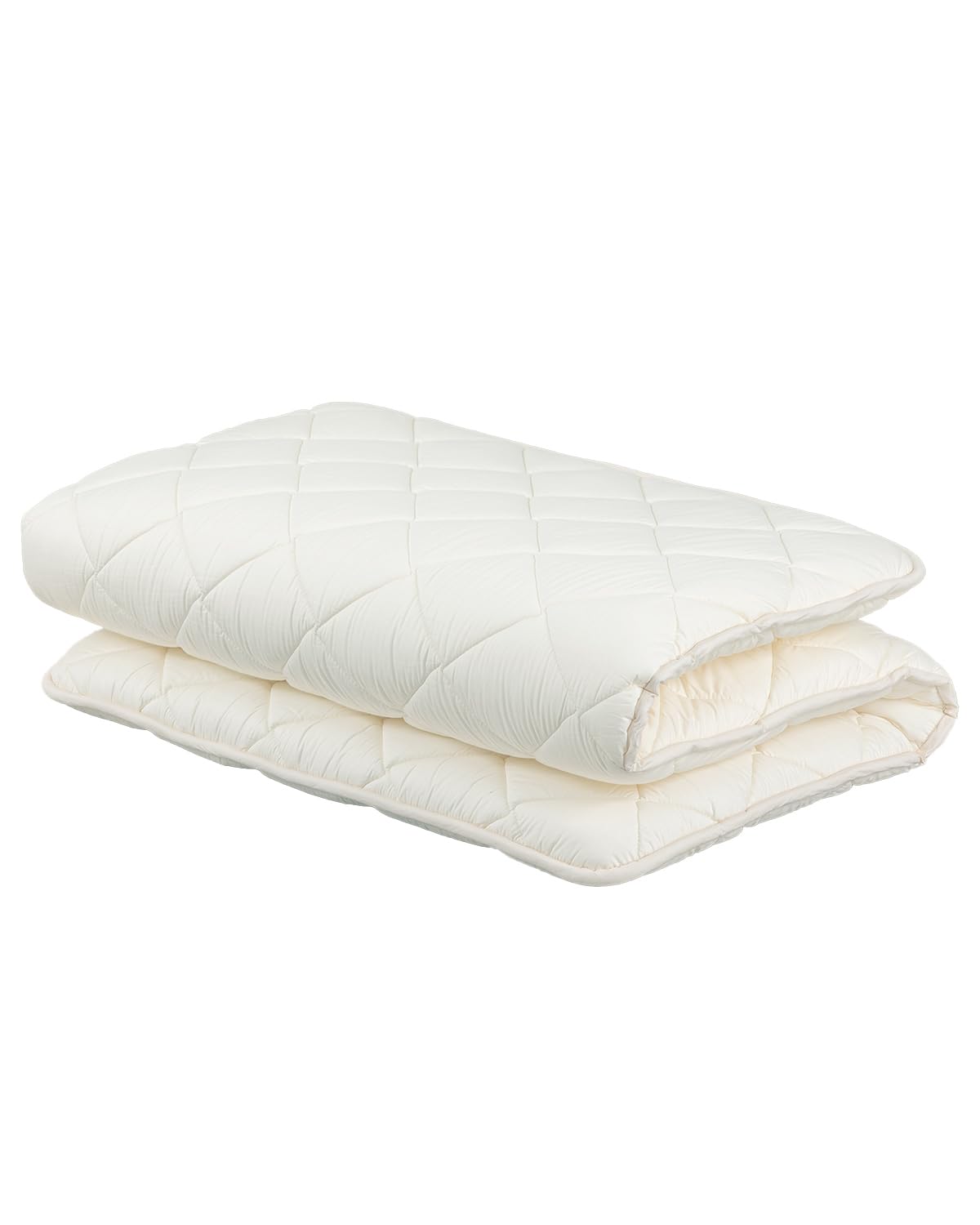 FULI Japanese Futon laid flat on the floor for comfortable, spacious sleep