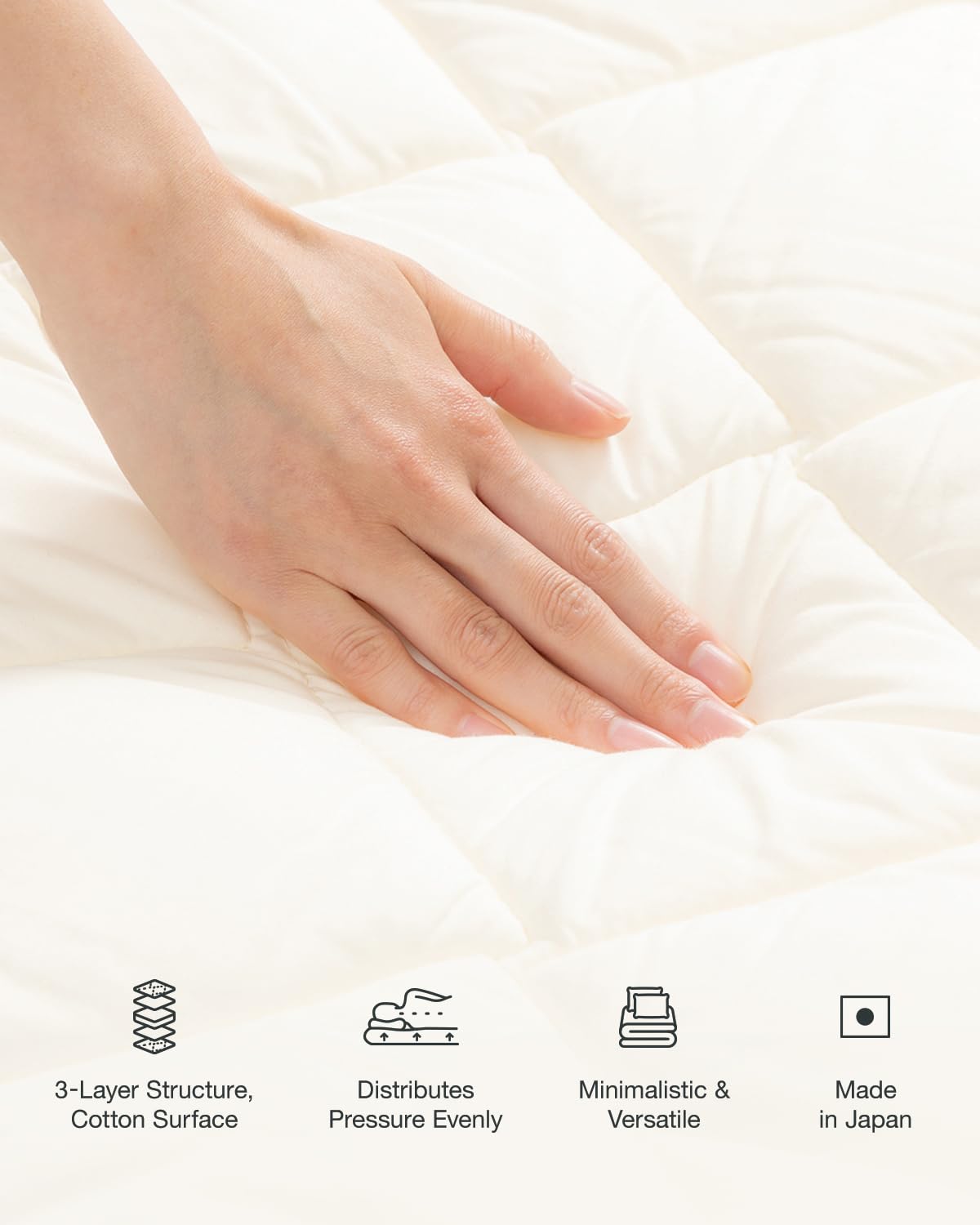FULI Futon rolled for easy transport and travel use