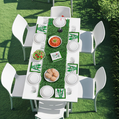 FULJOOY plastic cutlery 24 forks for casual golf meals