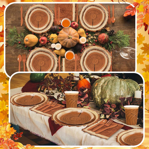 Fuljooy lumberjack birthday setup creates cohesive rustic vibes.
