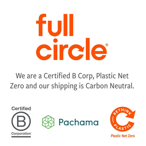 Full Circle B-Corp design emphasizes non-toxic, planet-friendly home care.