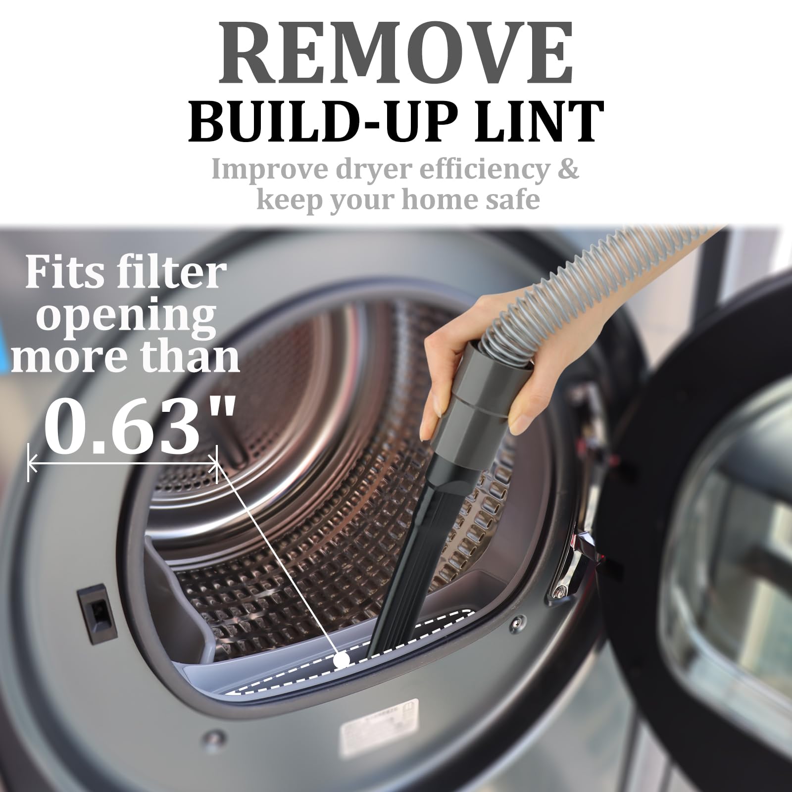 Fullclean dryer vent cleaner kit: safe lint removal for home vents.