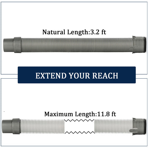 Fullclean hose in use reaching tight corners during cleaning