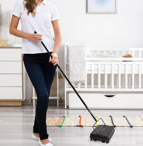 Fuller Brush 17032 operates without outlets or batteries for on-demand cleaning